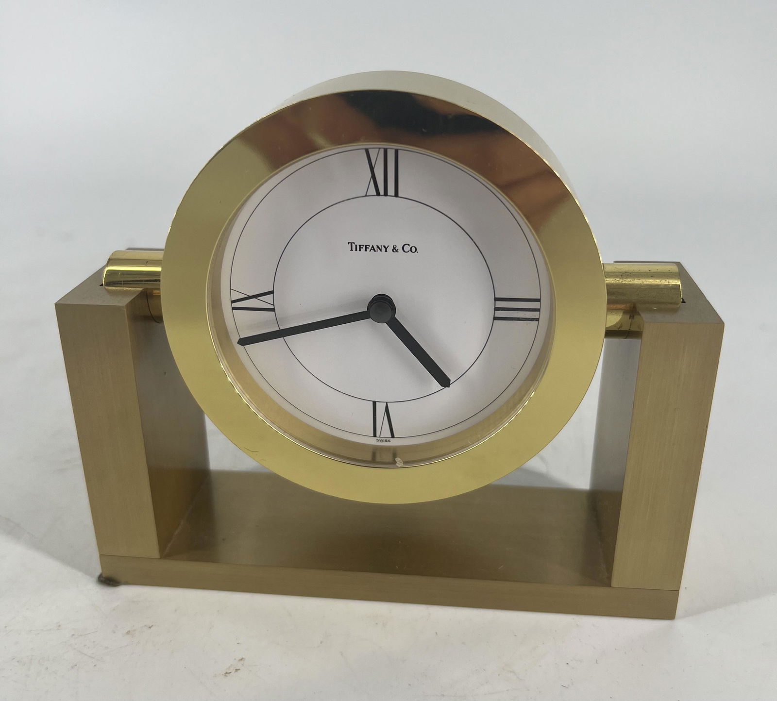Vintage Tiffany & Co Small Desk Battery Clock (1 of 6)