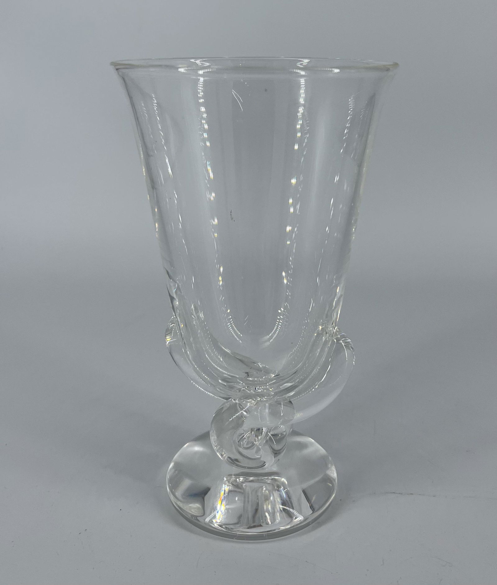 Vintage Steuben Crystal Snail Vase Designed by George Thompson (1 of 8)