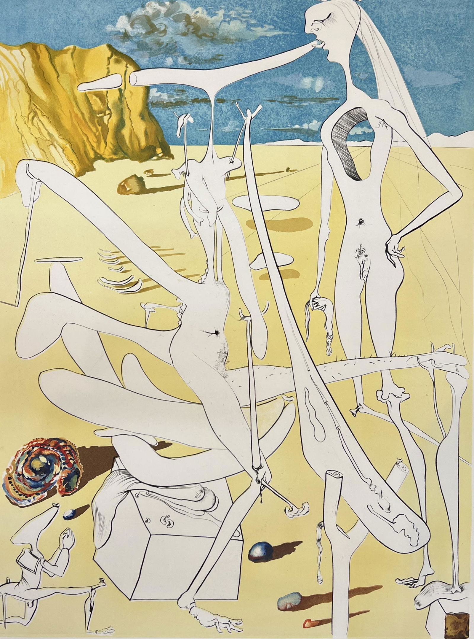 Salvador Dali (Spanish, 1904-1989) Conquest of Cosmos 1 Suite (1974) Signed Lithograph (1 of 5)