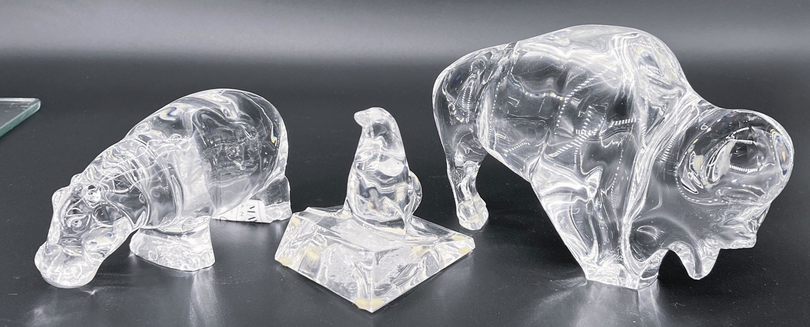 Vintage Baccarat Crystal Glass Lot of 3 Animal Figurines (1 of 14)