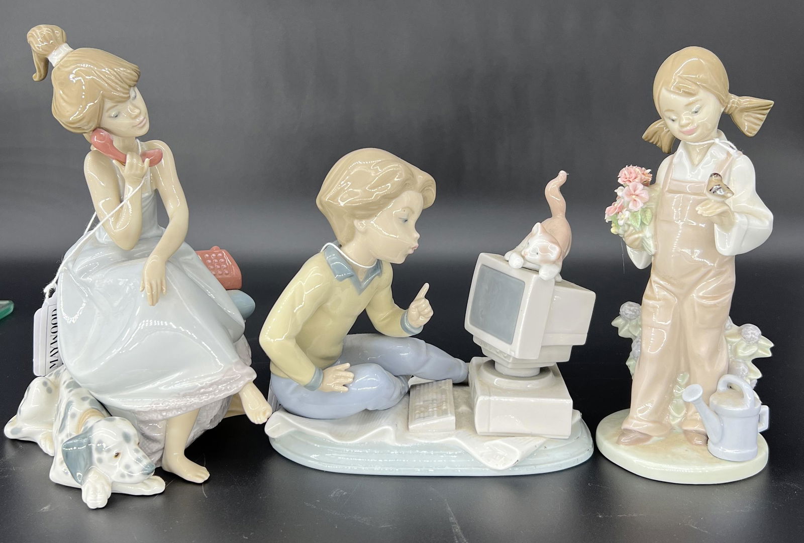 Vintage Lladro Spain Lot of 3 Porcelain Figurines (1 of 5)