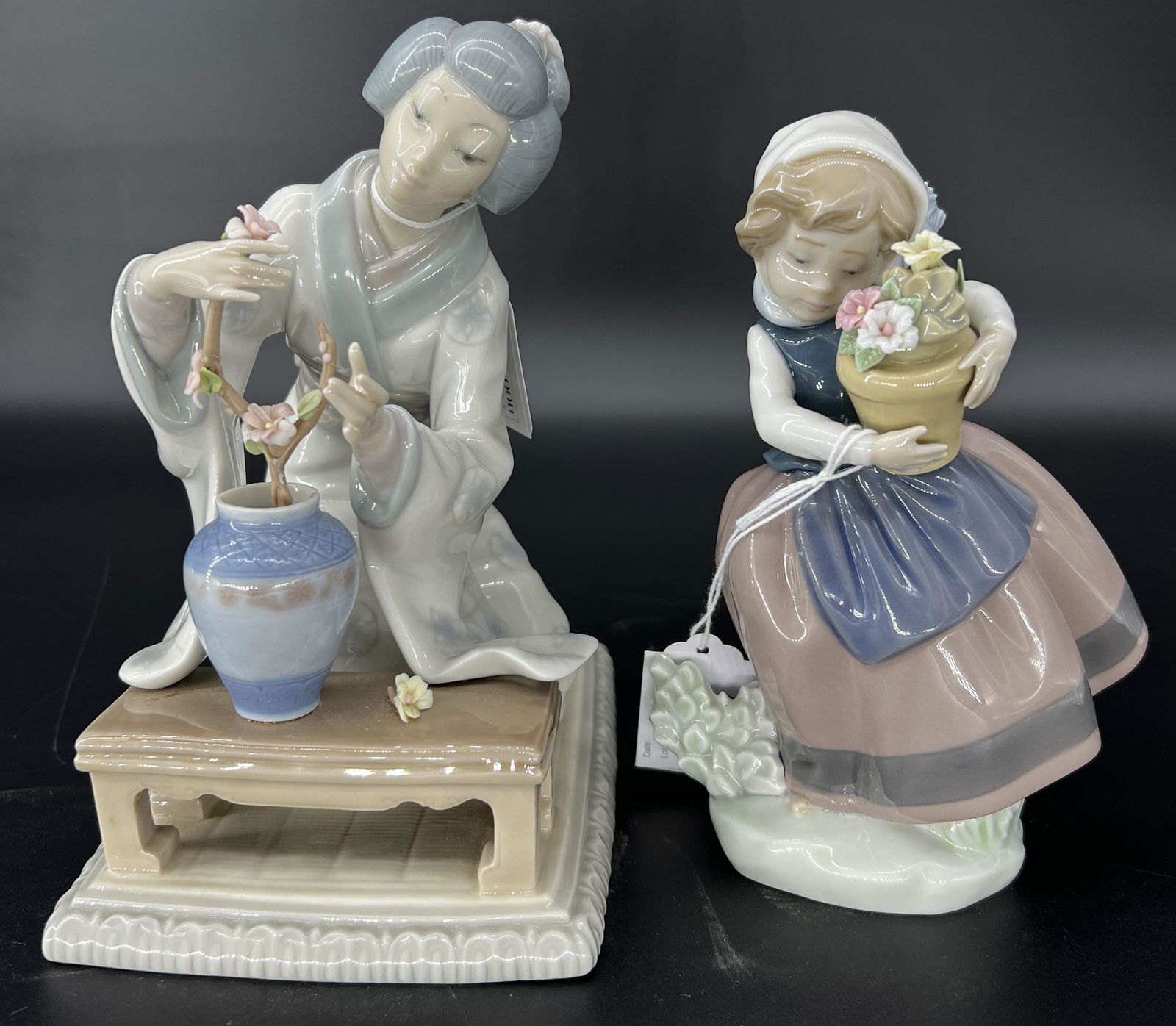 Vintage Lladro Spain Lot of 2 Porcelain Figurines (1 of 5)