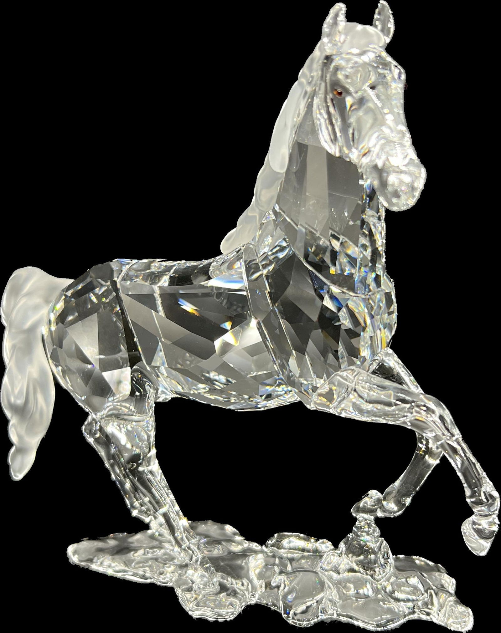 Vintage Swarovski Crystal Horse Stallion W/ Original Box (1 of 7)