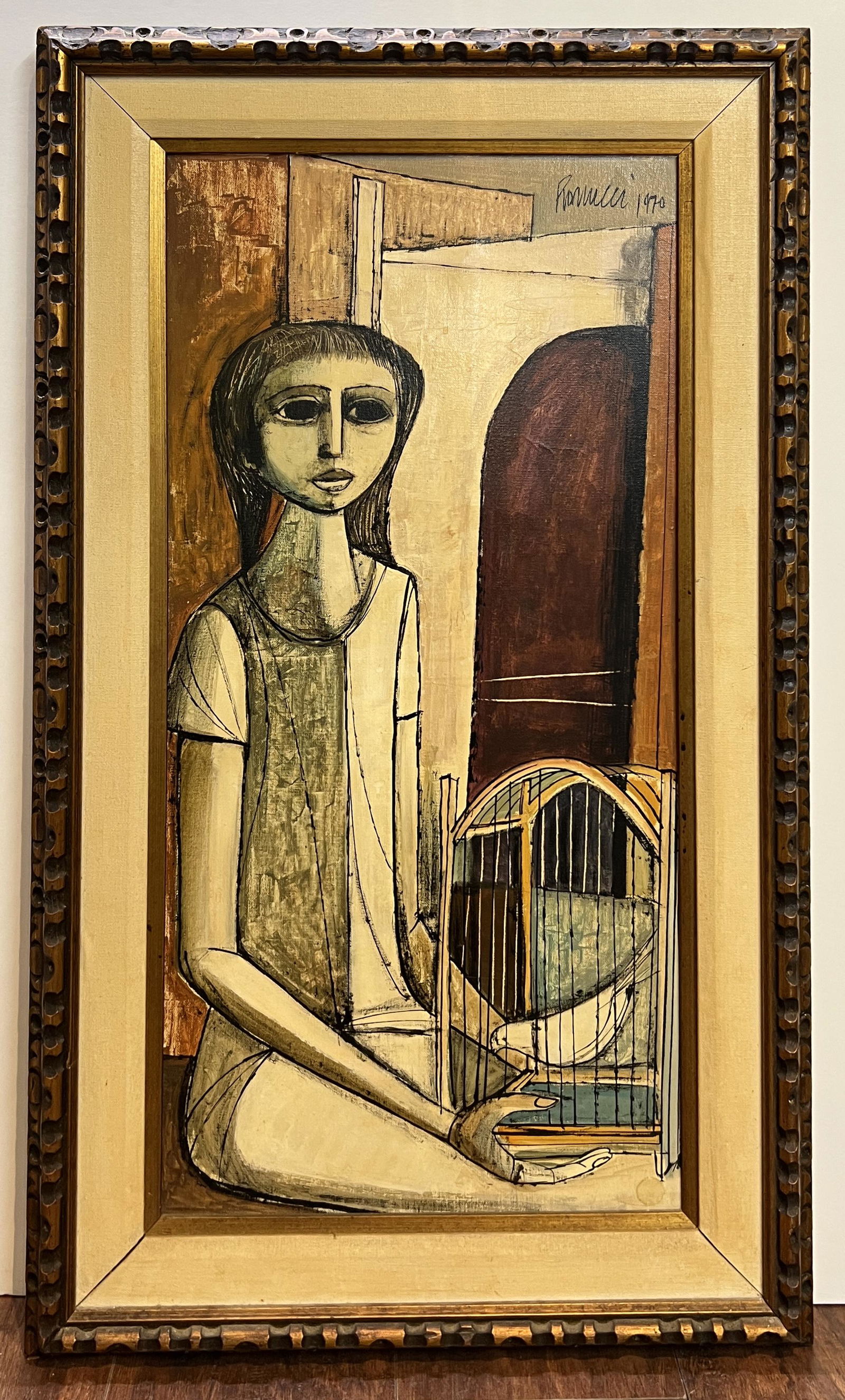 Vintage Lucio Ranucci (Italian, 1925-Present) Oil Painting Canvas Art (1 of 5)