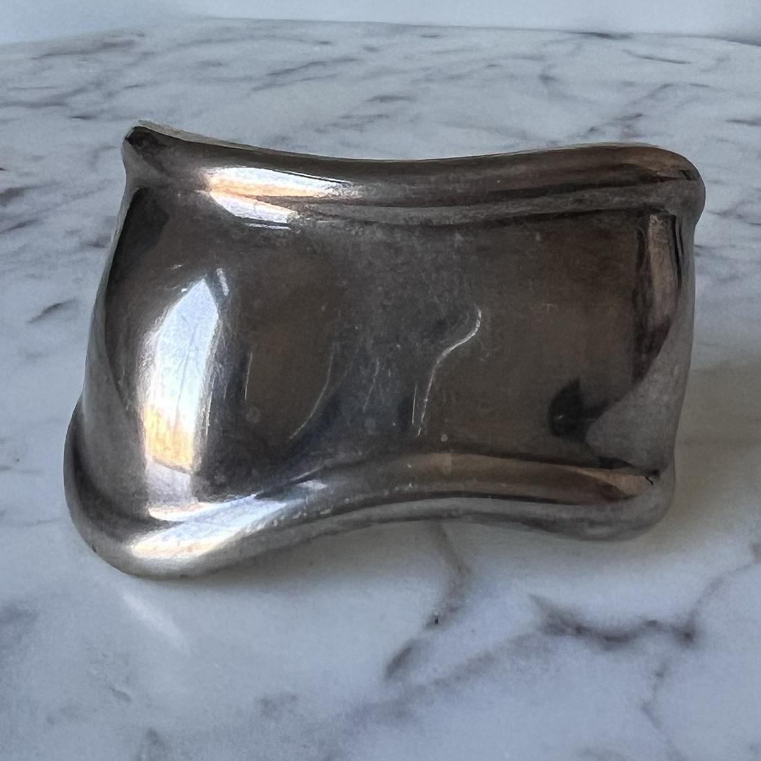 Vintage Tiffany & Co. Elsa Peretti Sterling Silver Cuff Bracelet (1 of 9)