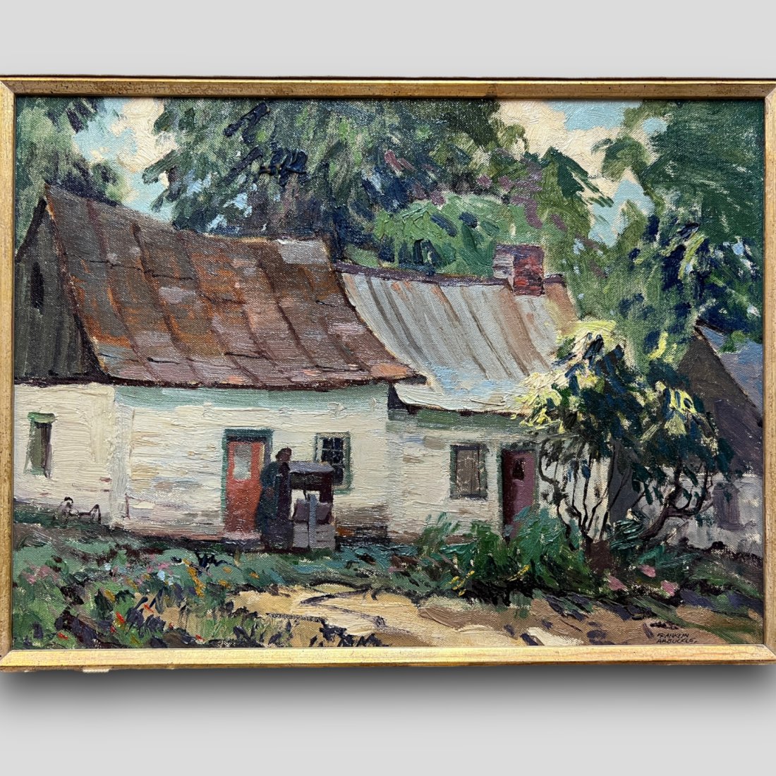 Vintage George Franklin Arbuckle (Canada, 1909-2001) The Canada Starch Company 1962 Framed Painting (1 of 5)