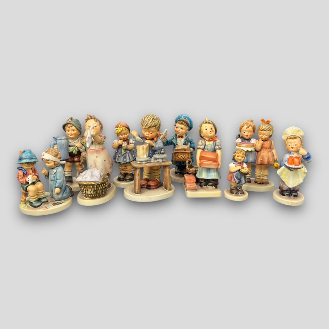 Antique Lot of 10 Hummel Porcelain Figurines (1 of 8)