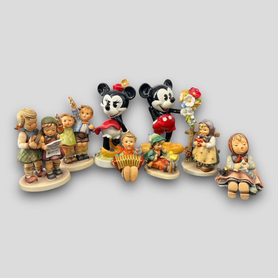 Antique Lot of 8 Hummel Porcelain Figurines (1 of 7)