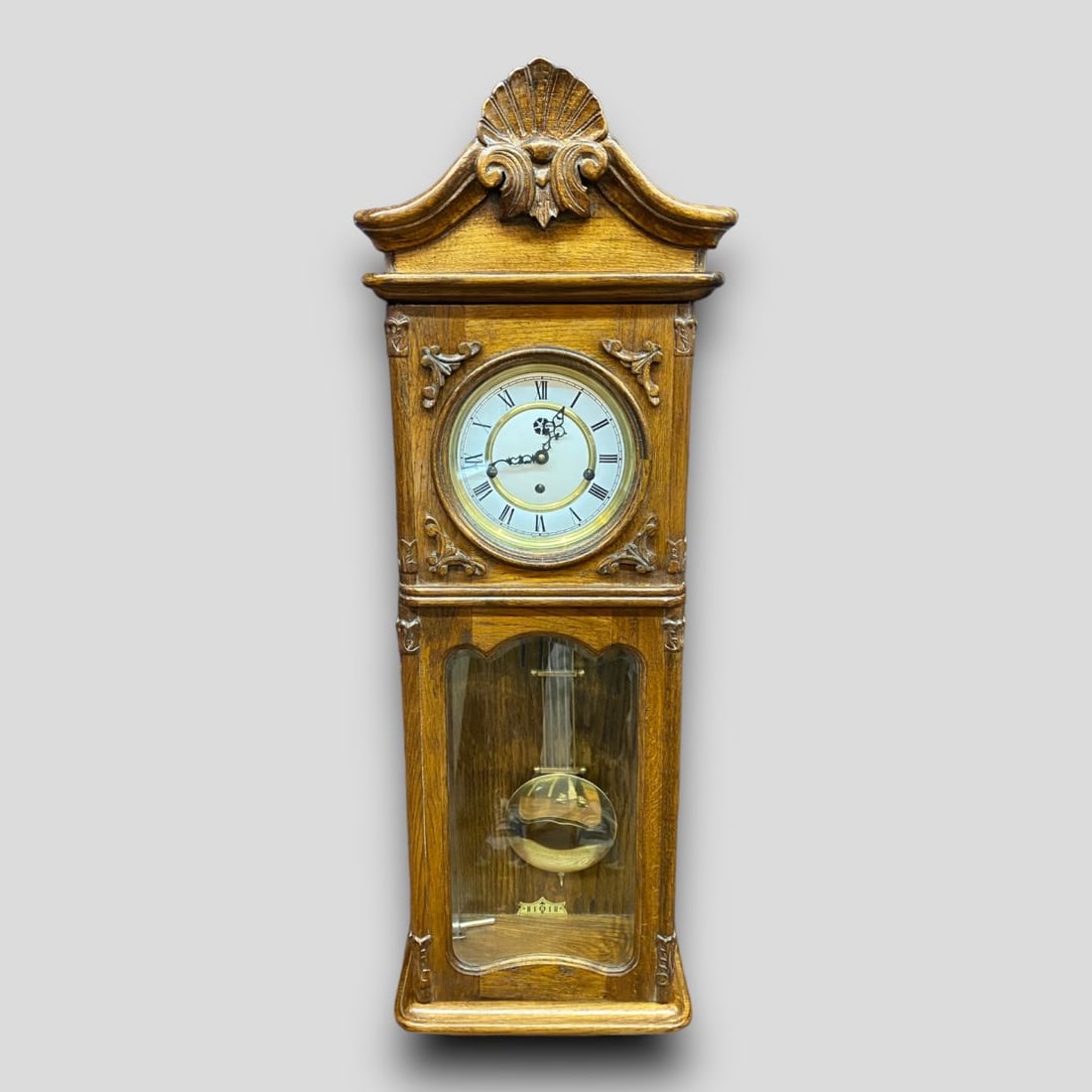 Antique Carved Westminster German Wooden Clock (1 of 8)