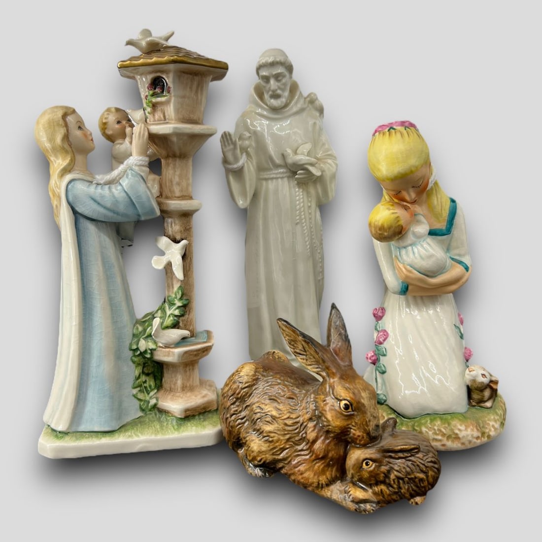 Lot of 4 Goebel Germany Lore Porcelain Figurines (1 of 6)