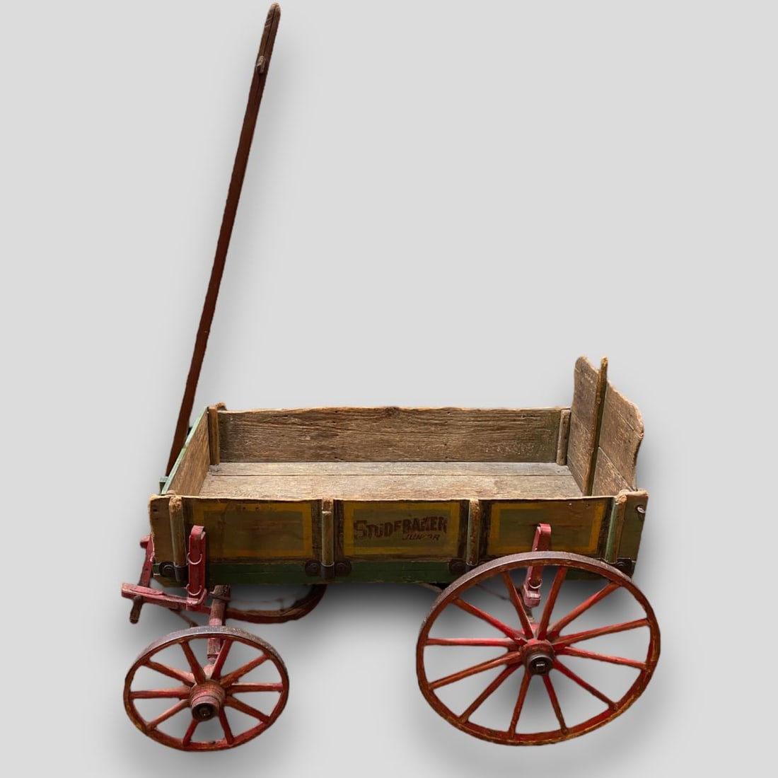 Antique Studebaker Junior Child's Toy Farm Wooden Wagon (1929-1935) (1 of 5)