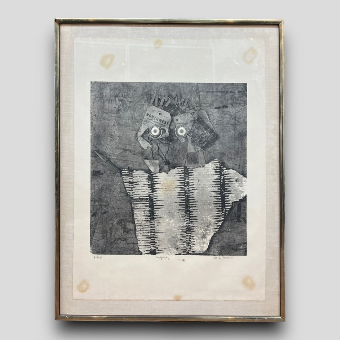 Vintage Karl Mann (USA, 1930 - Present) Print Wizardry: Vintage Karl Mann (USA, 1930 - Present) Print . Framed. Limited edition #30/35. Signed.