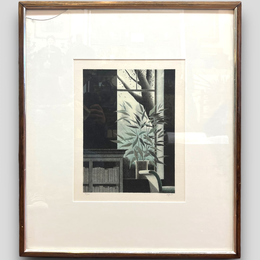 Robert Kipniss (American, 1931-Present) Lithograph 75/120: Robert Kipniss (American, 1931-Present) Lithograph. Framed size: 24 x 27.75". Litho size: 12 x 15.5". #75/120.