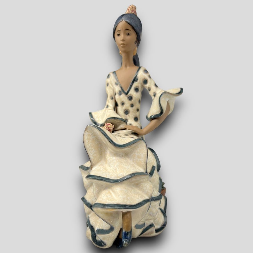 Antqiue Lladro Spain 12170 Andalucian Dancer Matte Porcelain Figurine W/ Original Box (1 of 11)
