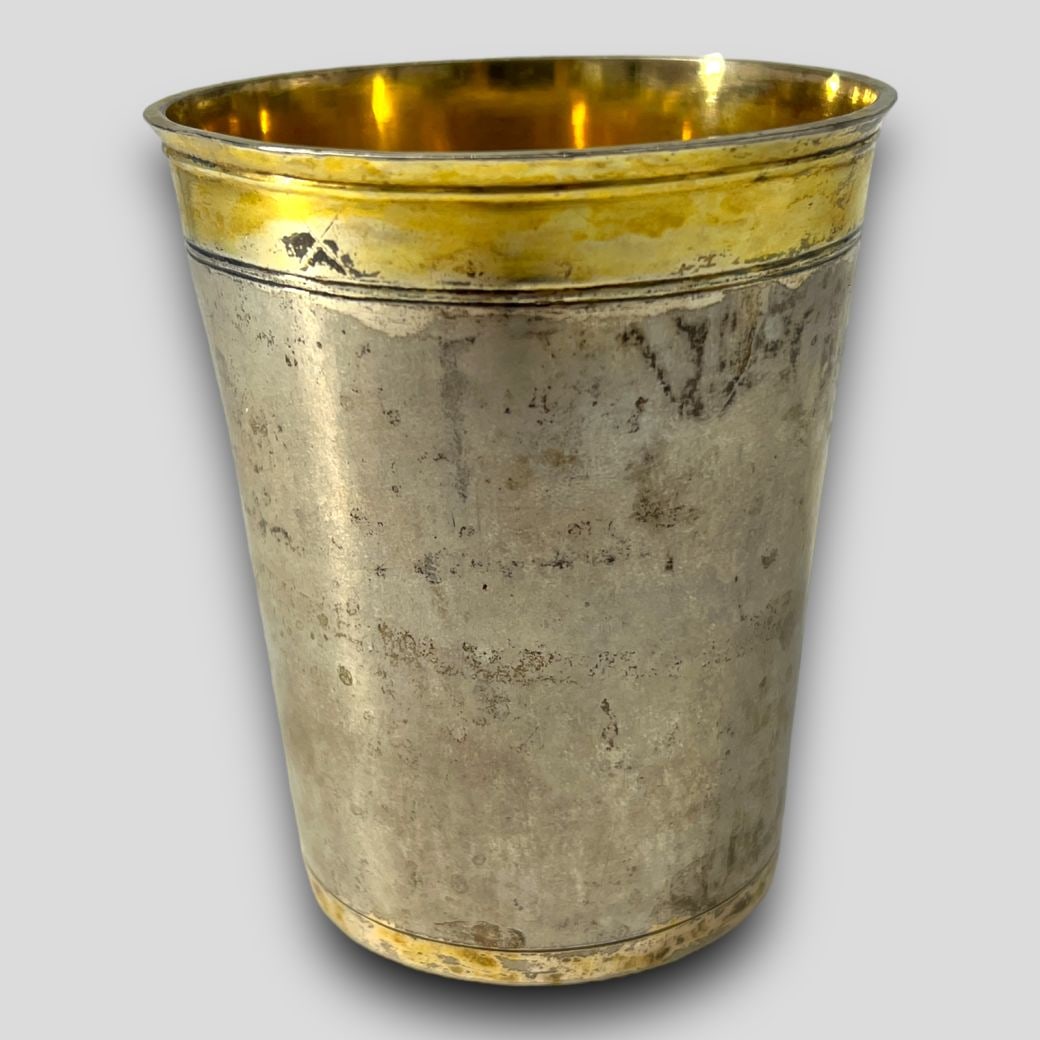 Antique Andrew Ellicott Warner Sterling Silver Judaica Kiddush Beaker Cup (1 of 6)