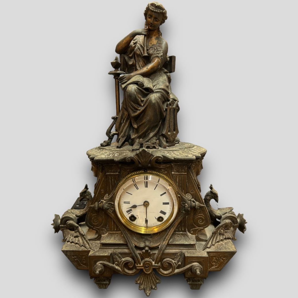 Antique Figural Seth Thomas Clock (1 of 8)