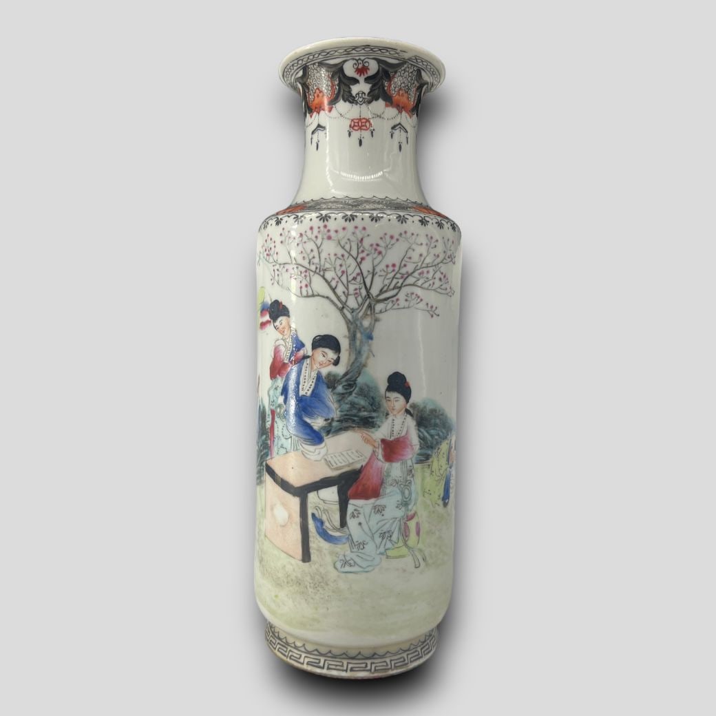 Antique Early 1900's Chinese Oriental Asian Porcelain Vase (1 of 12)