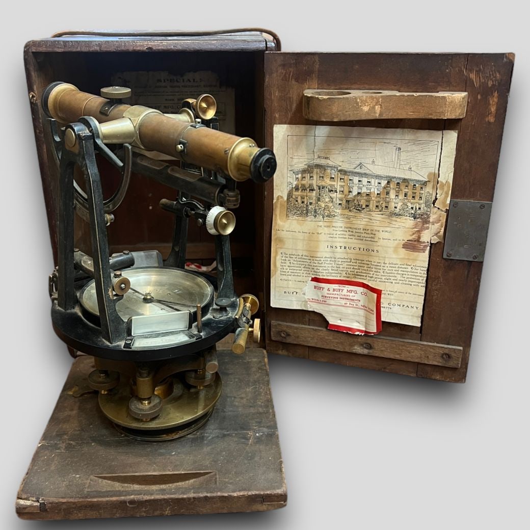 Antique Buff & Buff MFG. Co Boston 3785 Transit Engineering Equipment (1 of 11)