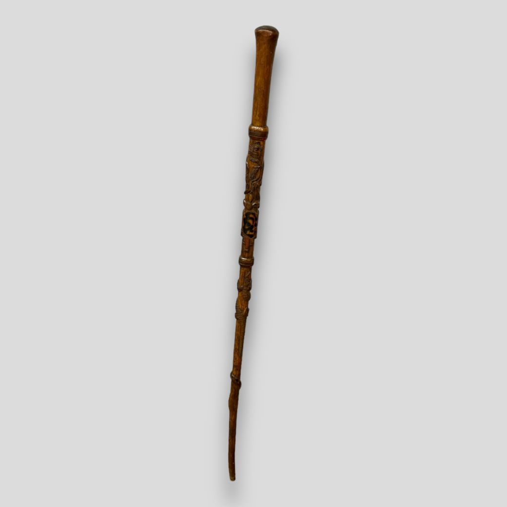 Antique Carved Wooden Walking Stick (1 of 10)