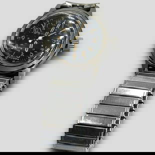 Bulova A17A Military Pilot Watch: Bulova A17A Military Pilot Watch. Watch appears to be working. Case diameter: 31mm.