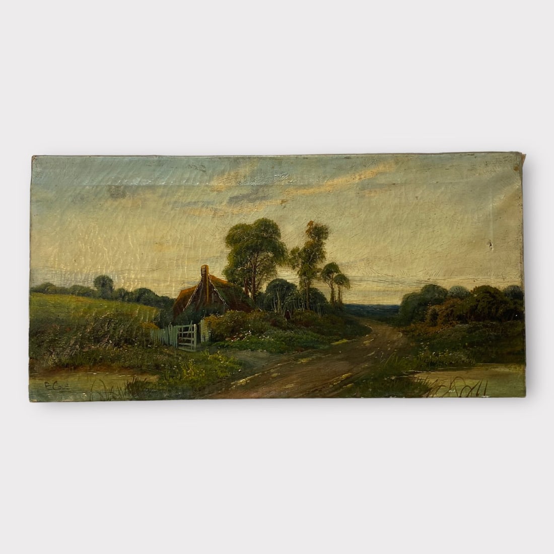 American Country Landscape Oil Painting (1 of 6)