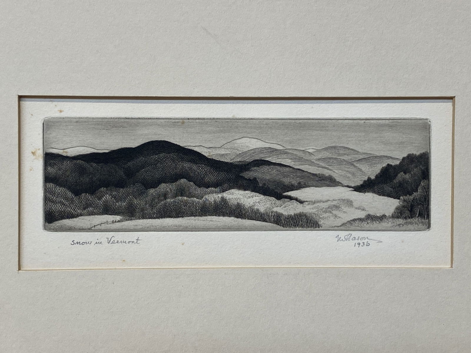 Thomas W. Nason (1889-1971) Wood Engraving Print (1 of 4)