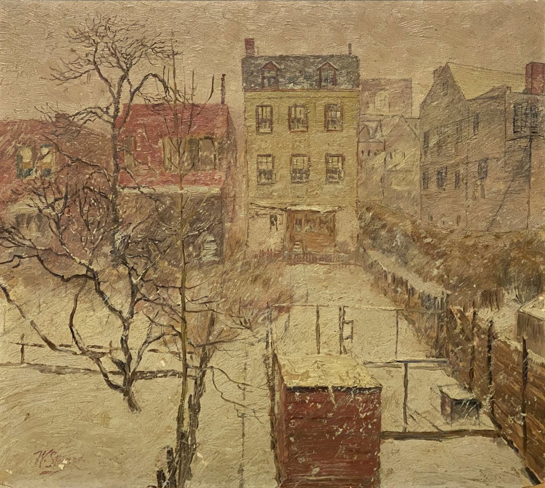 William Stenger (American 1850-1910) Oil Painting (1 of 4)