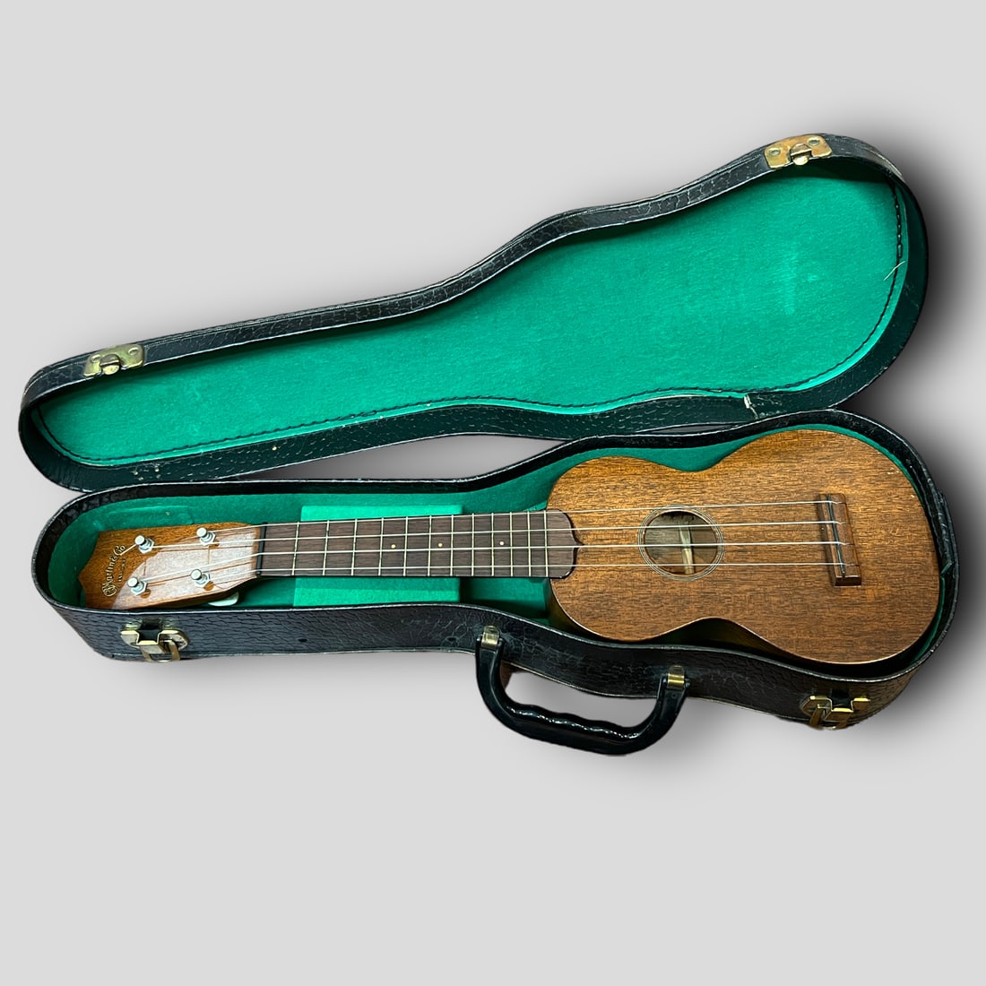 Vintage 1950's Martin Mahogany Soprano Ukulele w/ Hard Case (1 of 12)