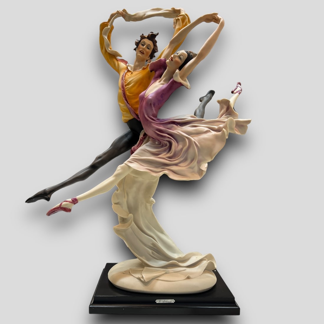Giuseppe Armani Italian Florence Porcelain Ballerinas Grand Jete Sculpture (1 of 10)