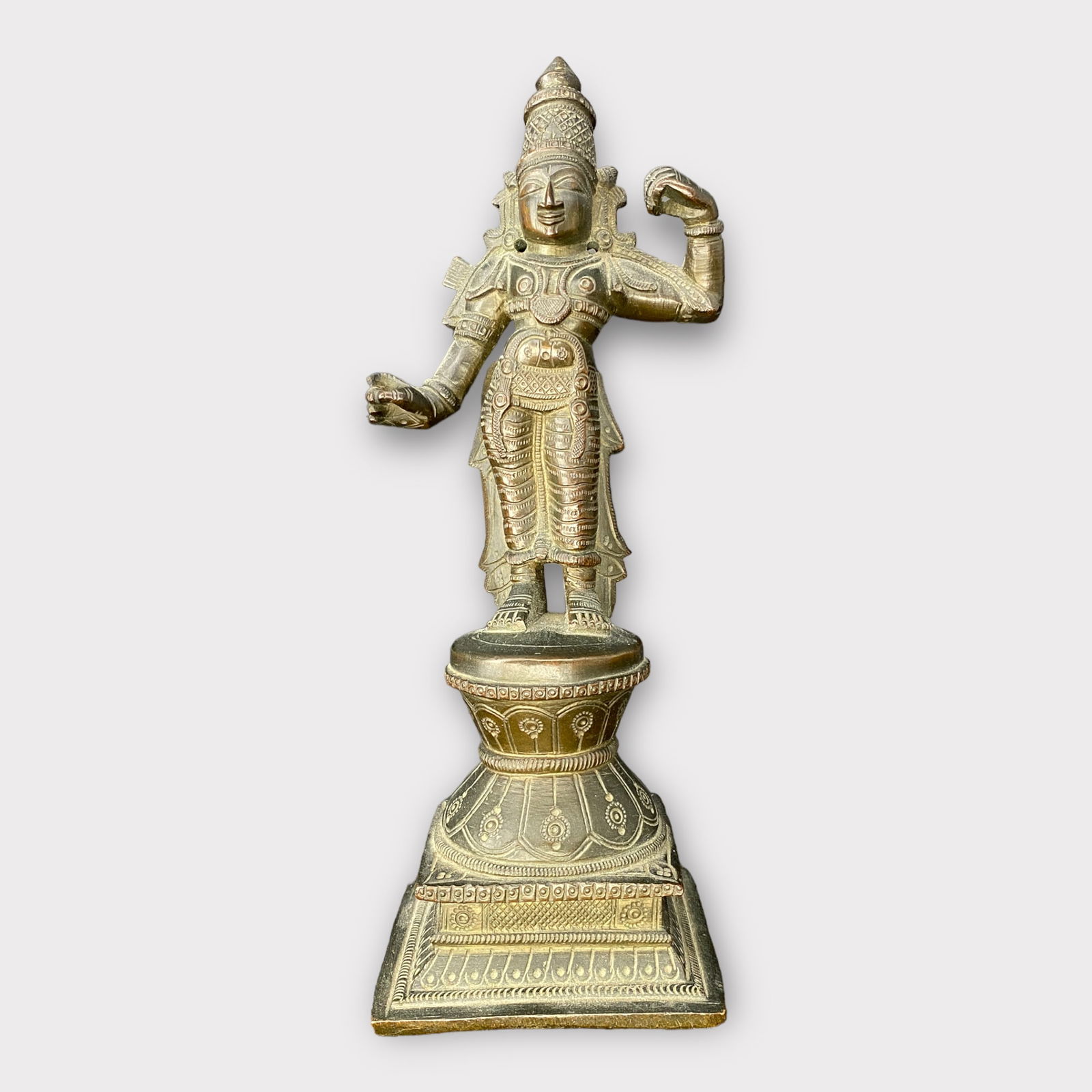 Antique Indian Hindu God Shiva Bronze Statue (1 of 6)