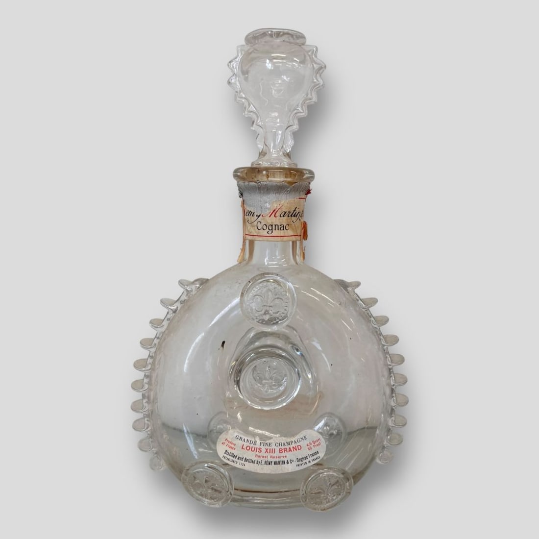 Remy Martin Louis XIII France Baccarat Crystal Decanter w/ Stopper (1 of 9)