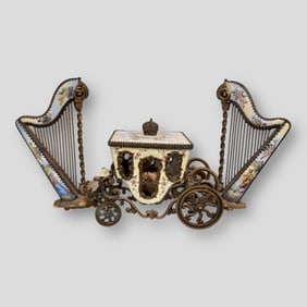 Antique Austrian Viennese Hand Painted Enamel Miniatures