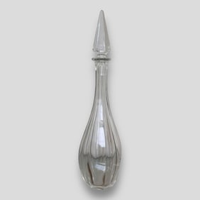 Antique Baccarat France Clear Crystal Glass Decanter
