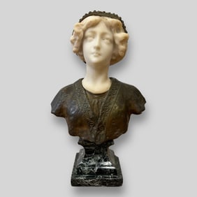 Affortunato Gory (French, 1895-1925) Statue 'Bust of a Lady / Dancer'