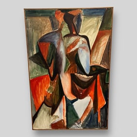 Abstract Lopresti (Unknown, Modern) Oil Painting On Canvas