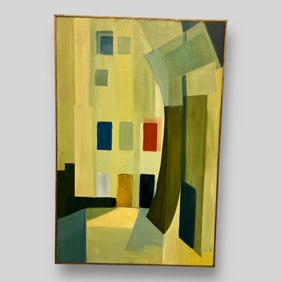 Abstract Lopresti (Unknown, Modern) Oil Painting On Canvas