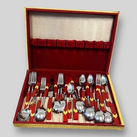 Mid-Century Modern Royal Brand Cutlery Stainless Steel Silverware