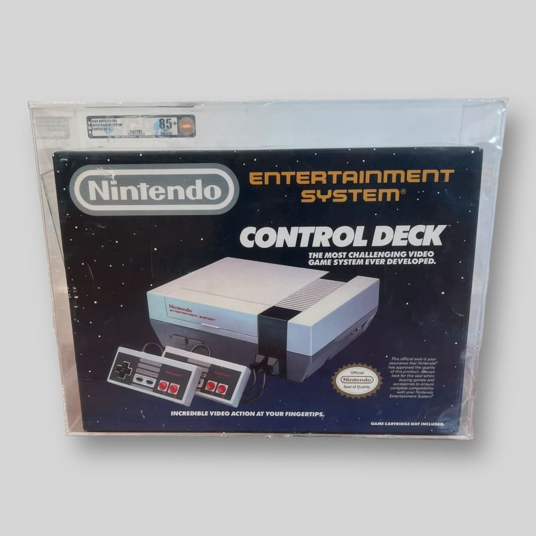 1988 Nintendo NES Entertainment System Control Desk VGA Graded 85+ (1 of 8)