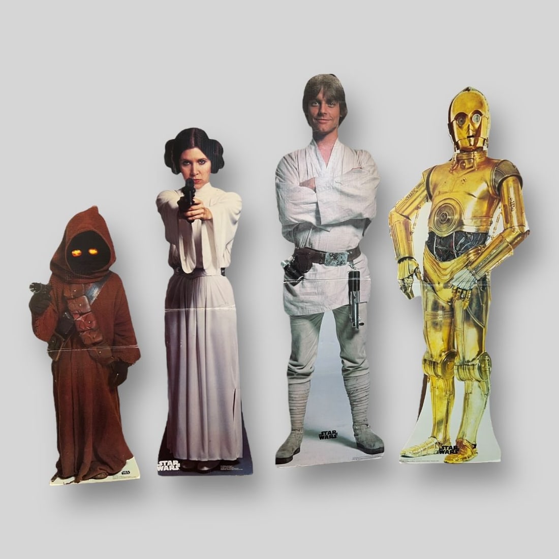 Lot of 7 Star Wars Lucas Films Cardboard Cutout Standees (1 of 11)