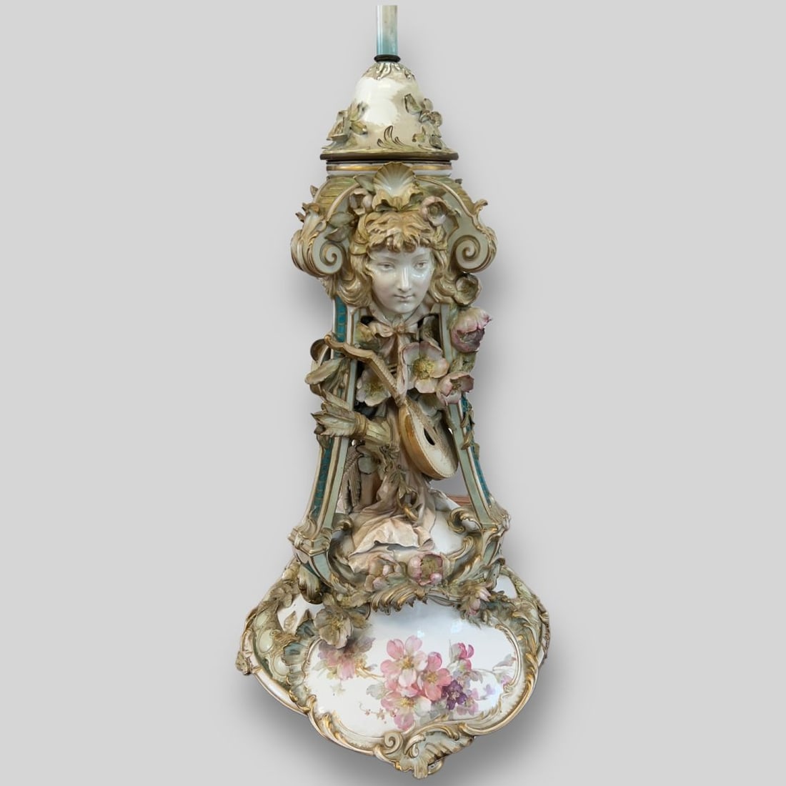 Antique Massive KPM Berlin Porcelain Lamp (1 of 18)