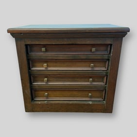 Antique Wooden Drawer Cabinet