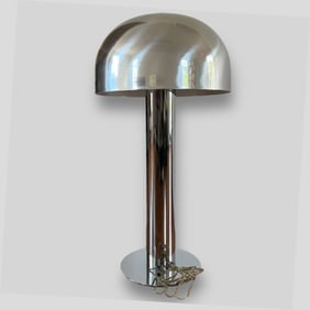 Mid-Century Modern MCM 1970s Dome Shaped Mushroom Lamp