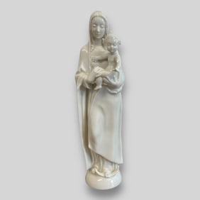 Hutschenreuther Madonna Child Porcelain Figurine #2522/W Carl Werner Germany