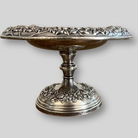 S.Kirk & Son Sterling Silver .925 Leaf & Floral Ornate Round Bowl