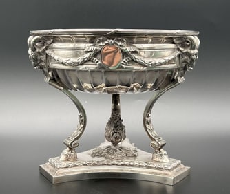 Antique French Tiffany Sterling Silver Centerpiece