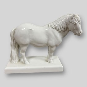Antique Meissen Germany Porcelain 'Dionyi' Horse Equestrian Figurine