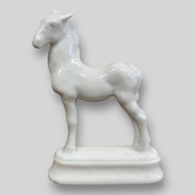 Antique Rosenthal Bavaria Porcelain Horse Equestrian Figurine