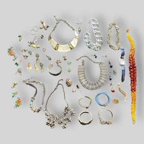 Huge Lot of High Quality Chunky Costume Jewelry