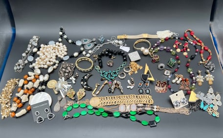 Huge Lot of High Quality Chunky Costume Jewelry