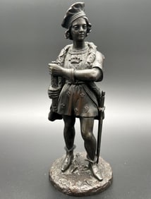 Antique Bronze Sculpture of a Royal Prince